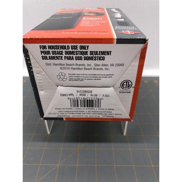 Proctor Silex Black Coffee Grinder Fresh Grind Spices Retractable Cord New - Picture 6 of 6